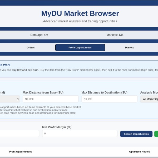 Market Browser Mod for MyDU
